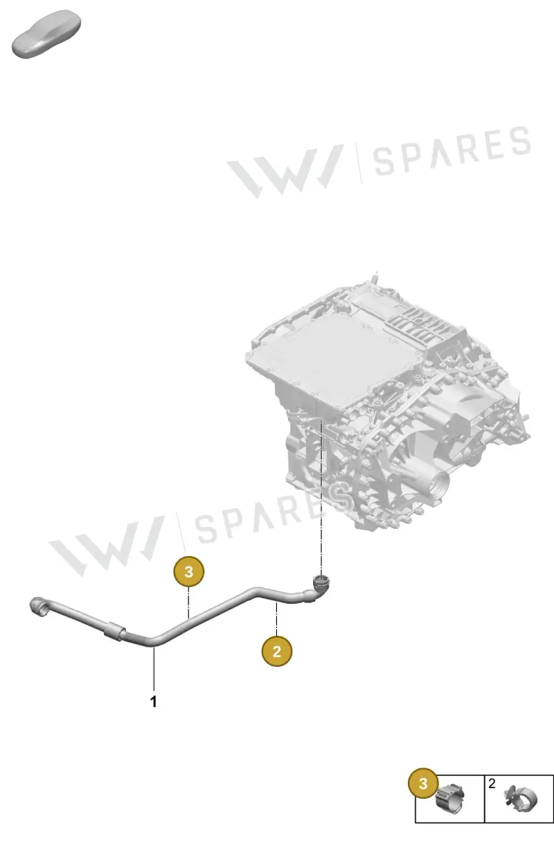PAF010247 Porsche Line Holder
