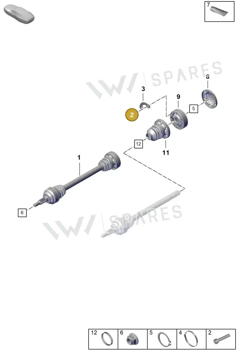 PAF105234 Porsche Screw