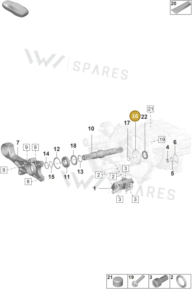PAF107016 Porsche O-Ring