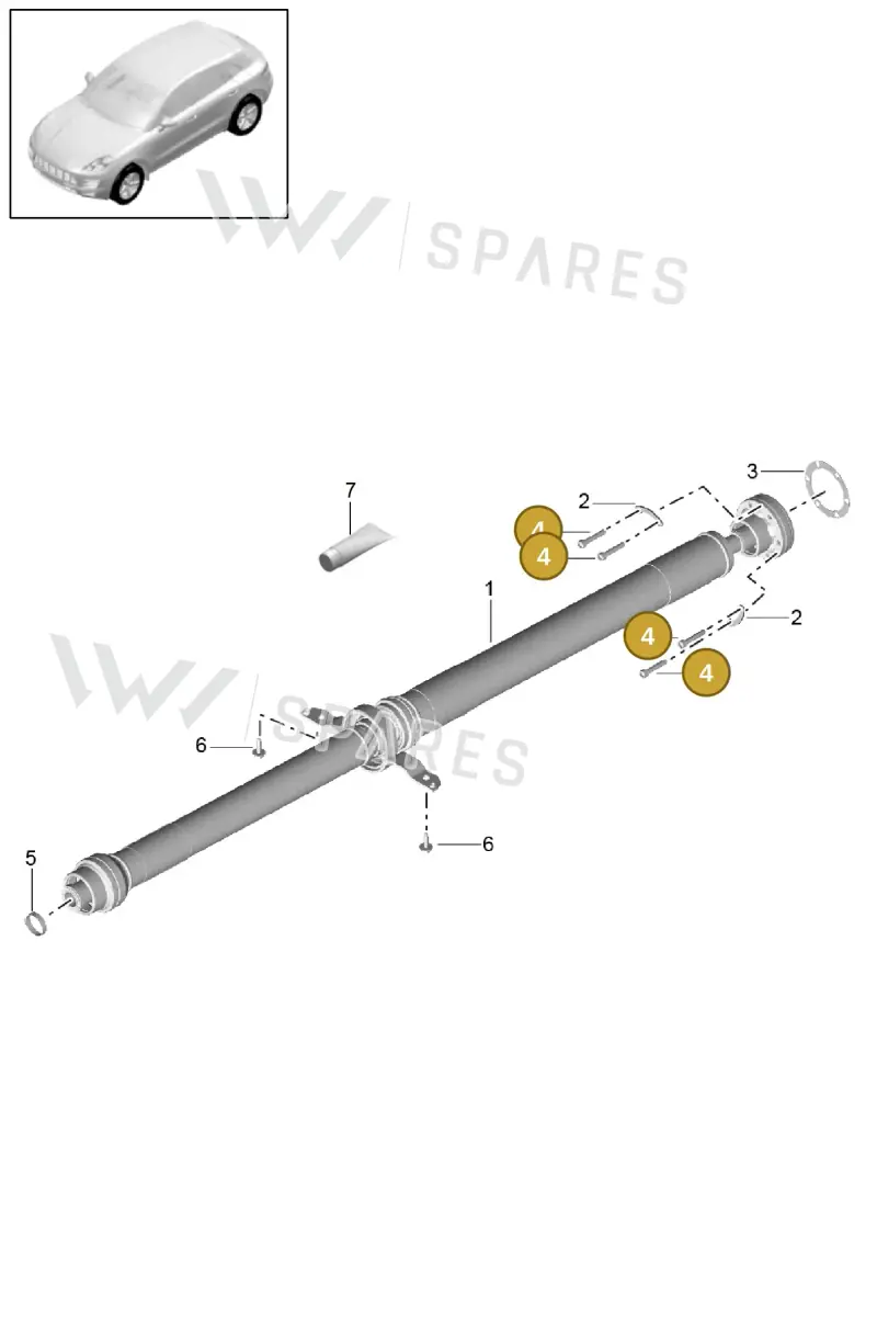 PAF107190A Porsche Screw