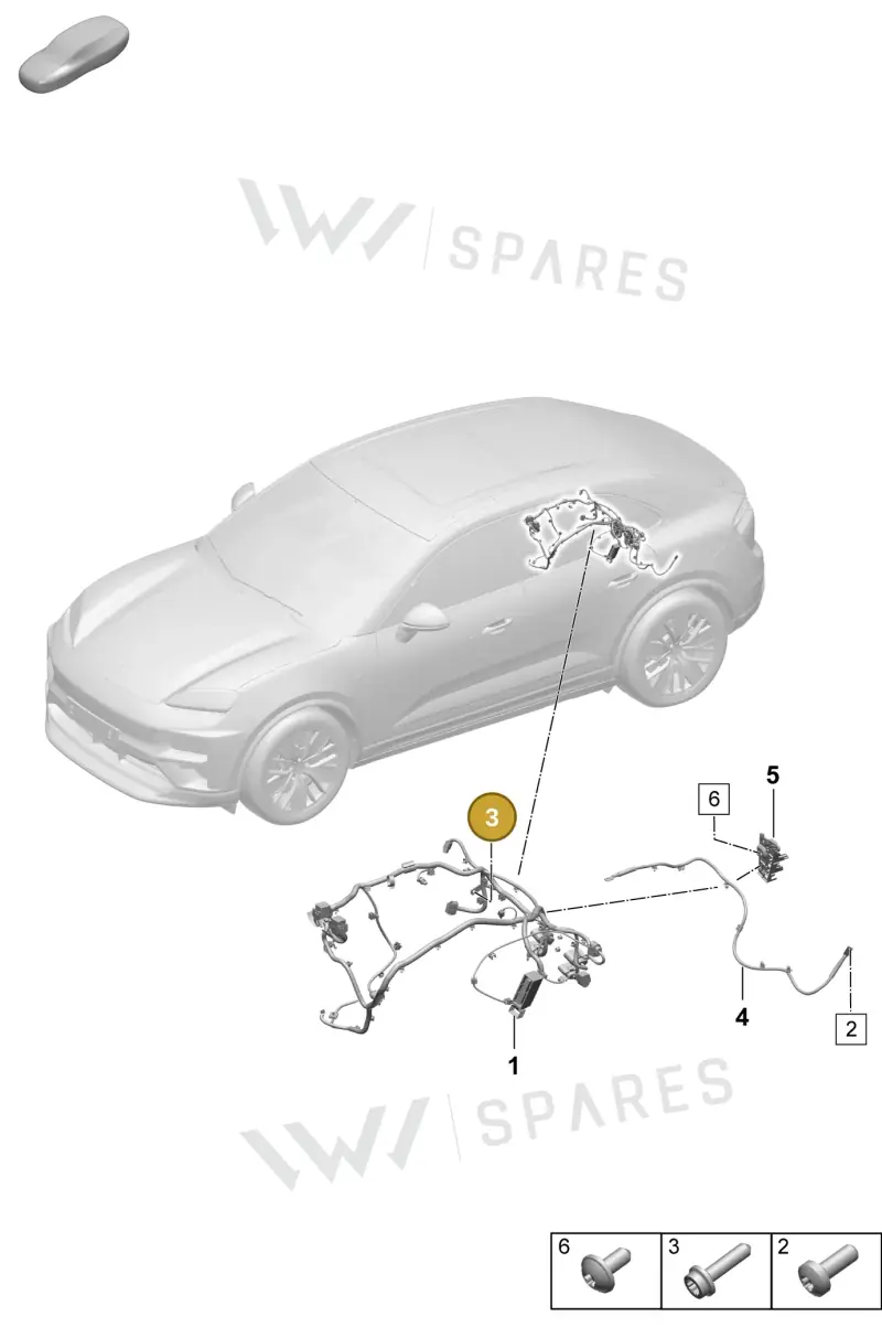PAF107419 Porsche Screw