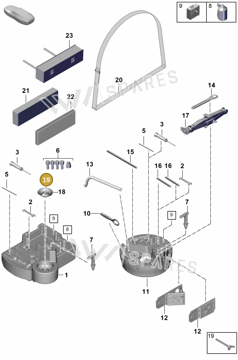 PAF10749601 Porsche Wing Screw