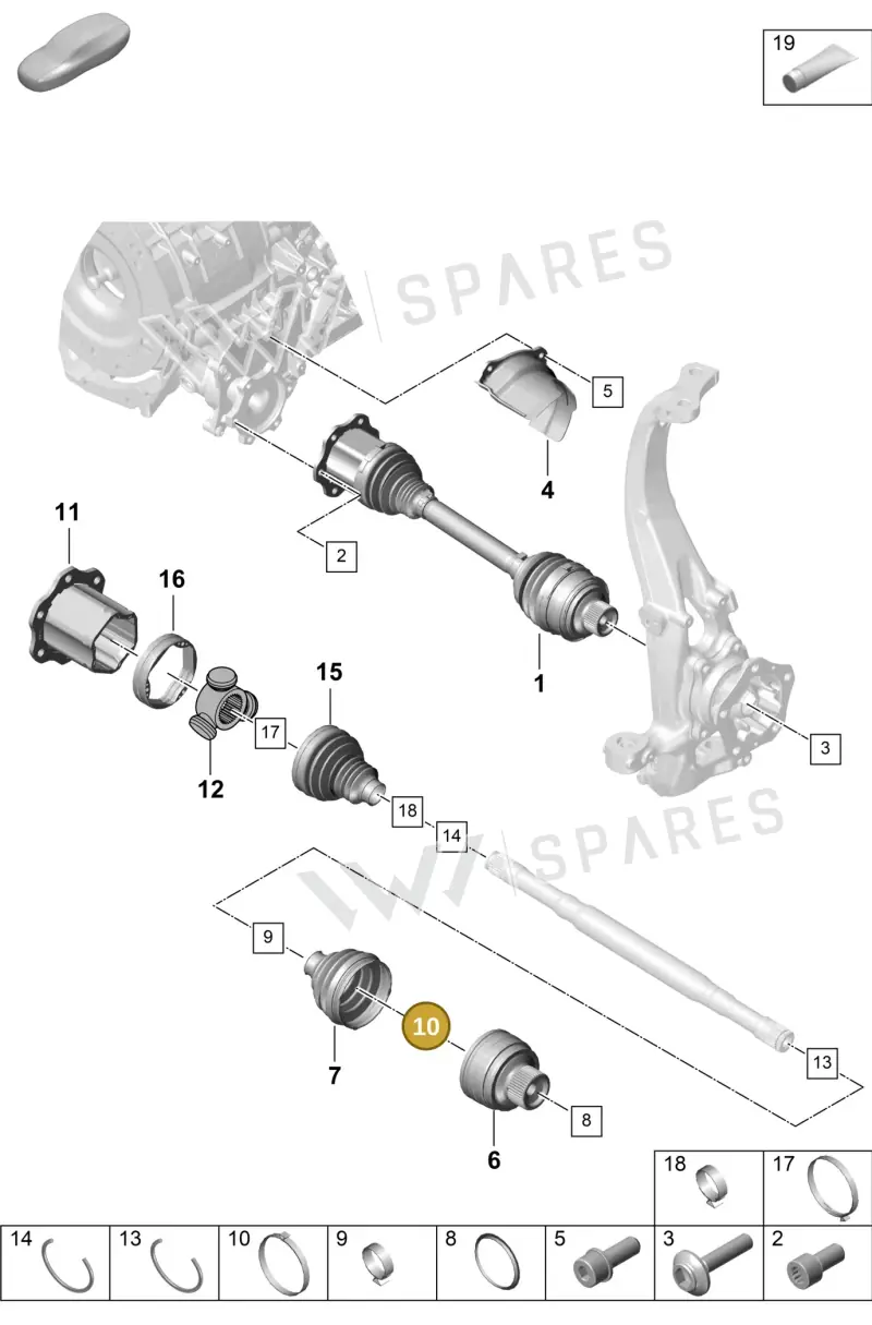 PAF107541 Porsche Clamping