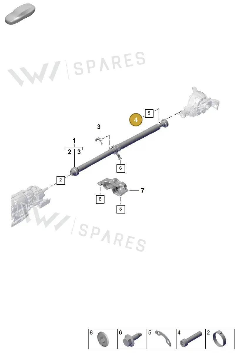 PAF107599 Porsche Screw