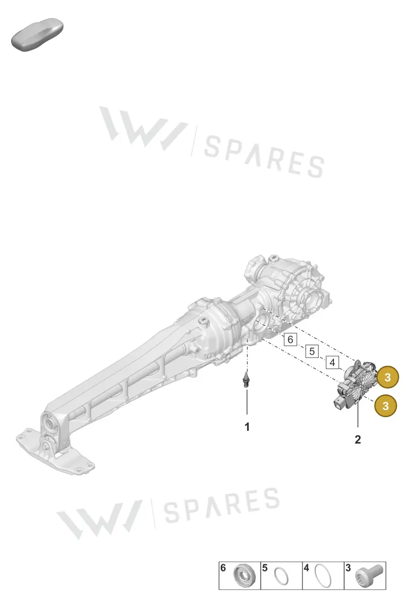 PAF108177 Porsche Screw with Interior Serrations
