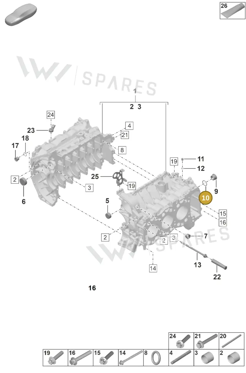 PAF108402 Porsche Seal Ring
