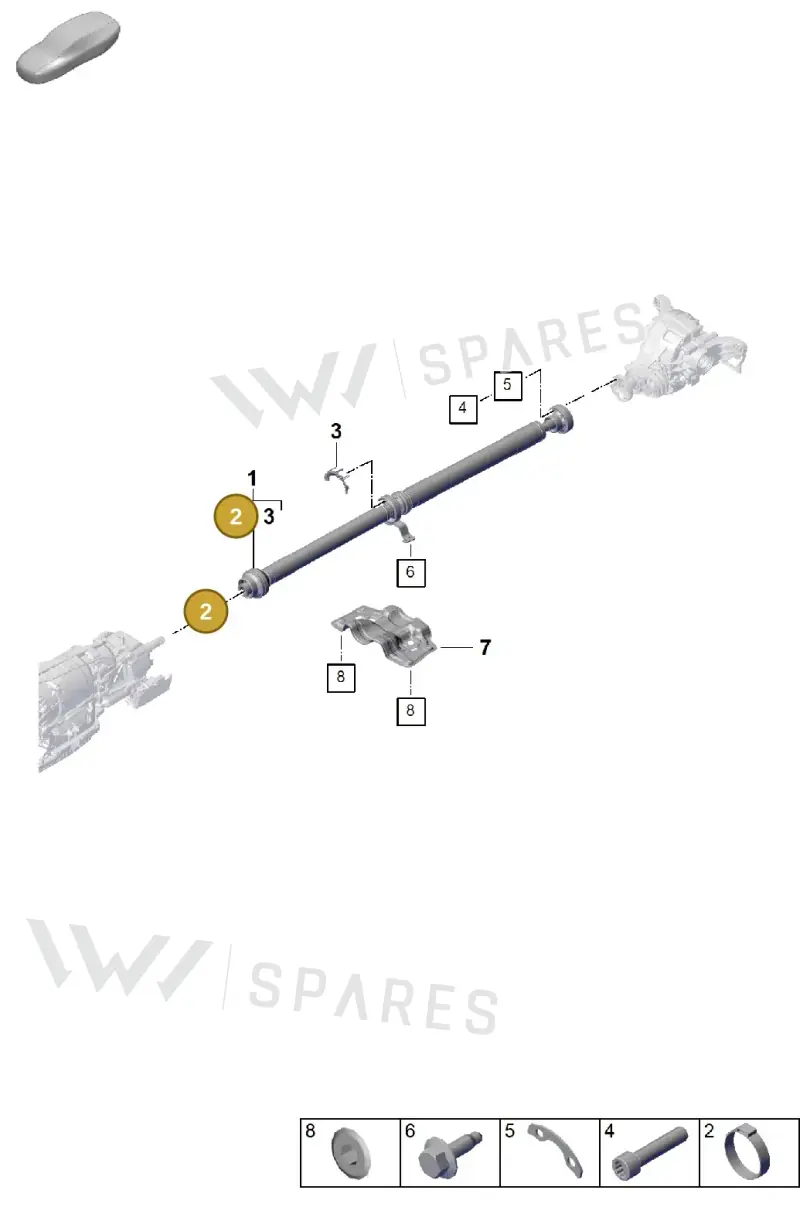 PAF10848901 Porsche Ear Crimp Hose Clamping