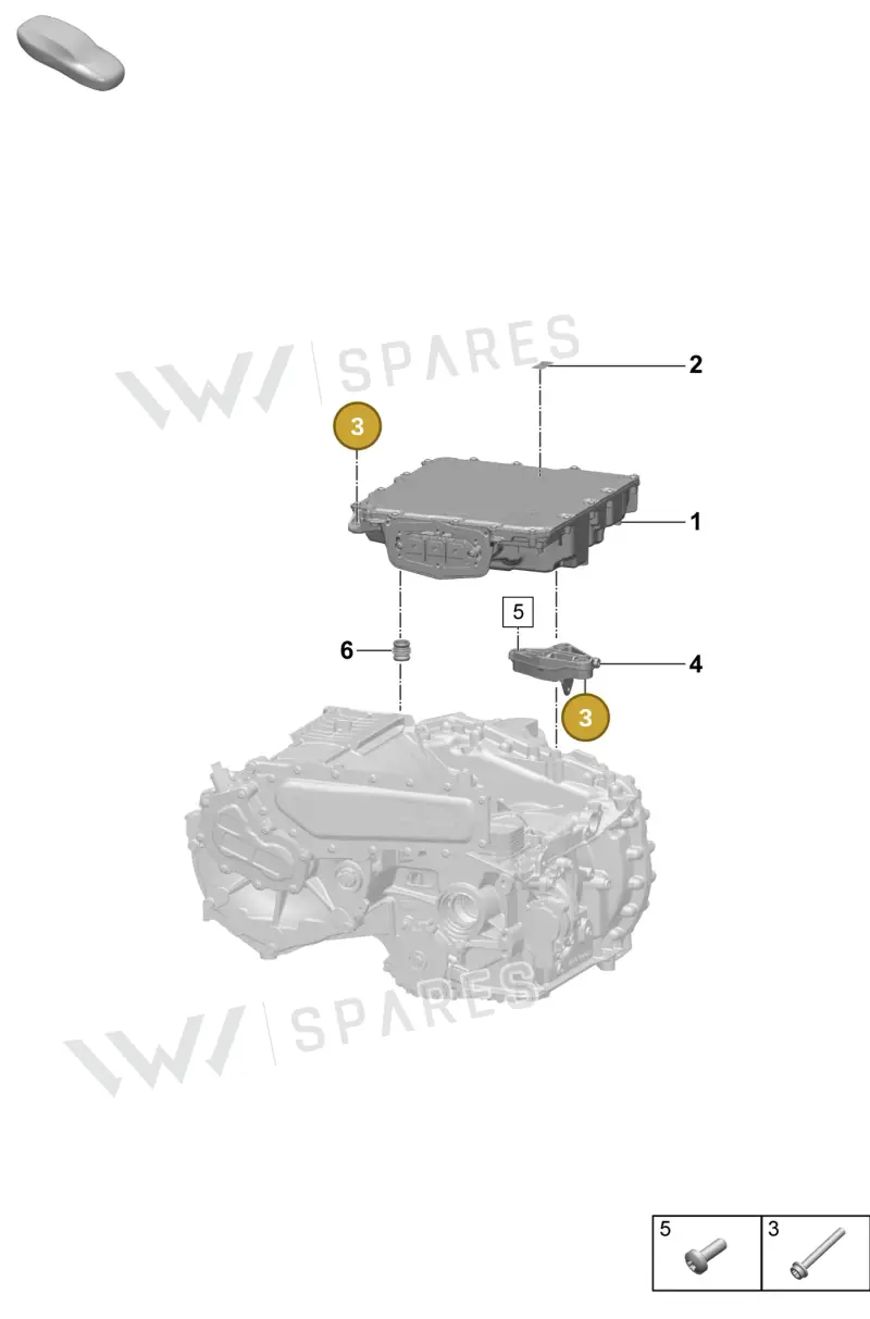 PAF108499 Porsche Screw