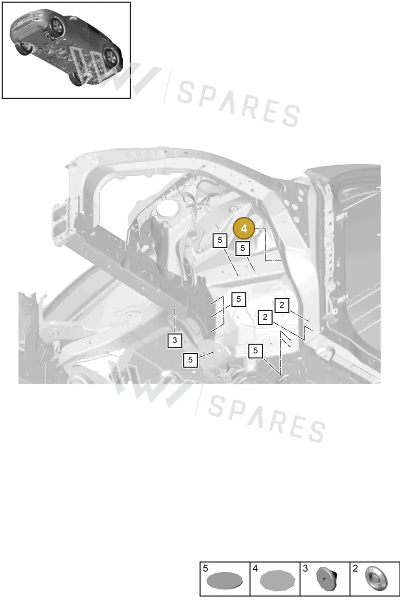 PAF81742900 Porsche Adhesive Film