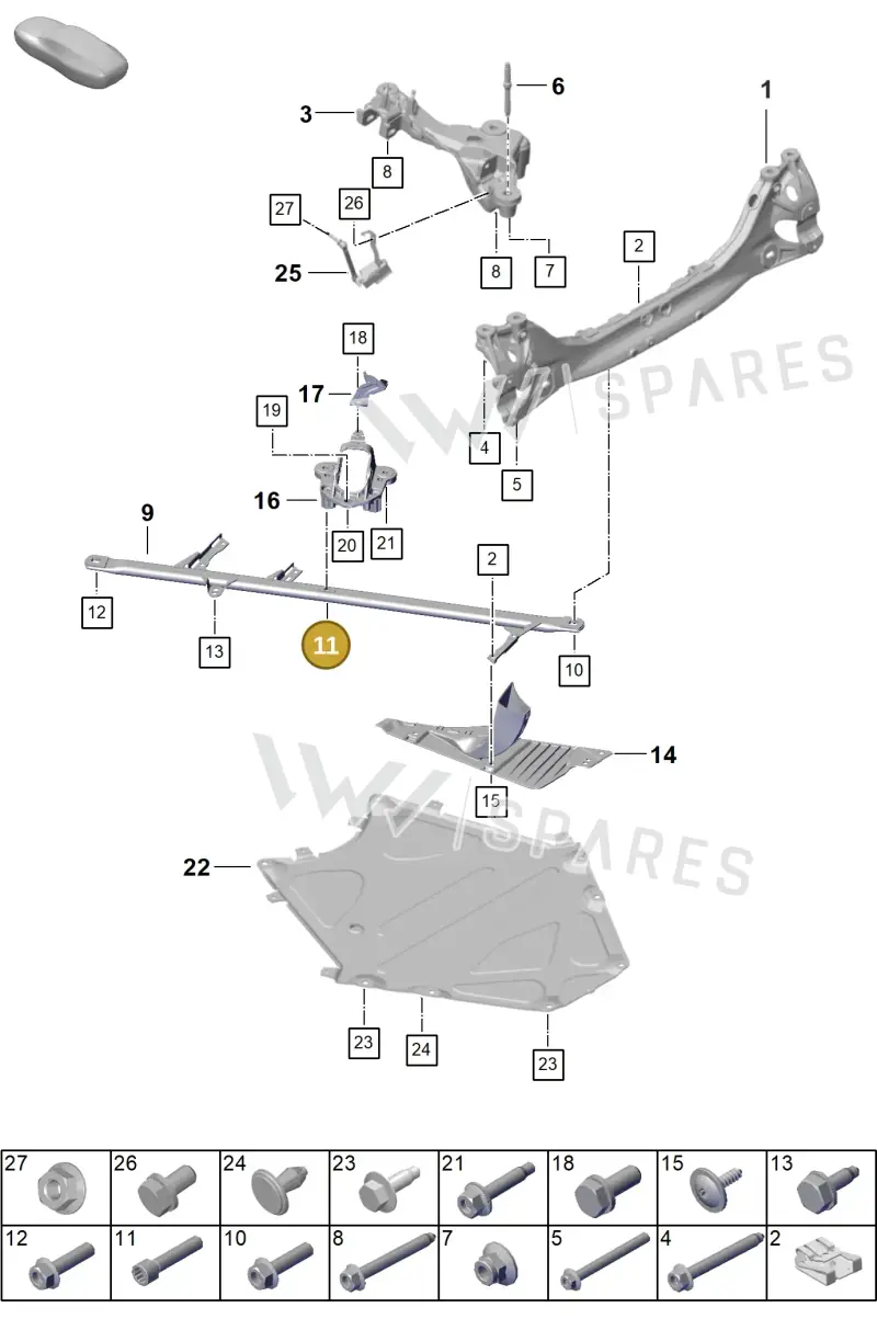 PAF909417 Porsche Screw