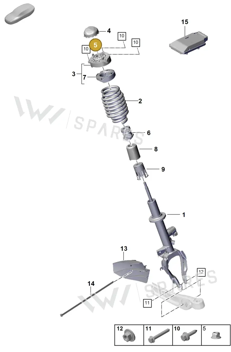 PAF91021600 Porsche Hexagon Nut