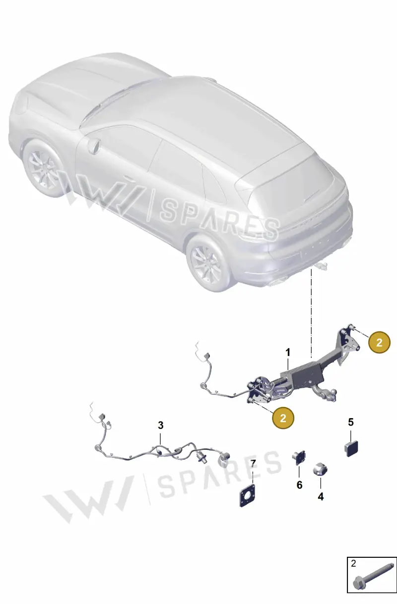 PAF91039802 Porsche Hexagon Bolt