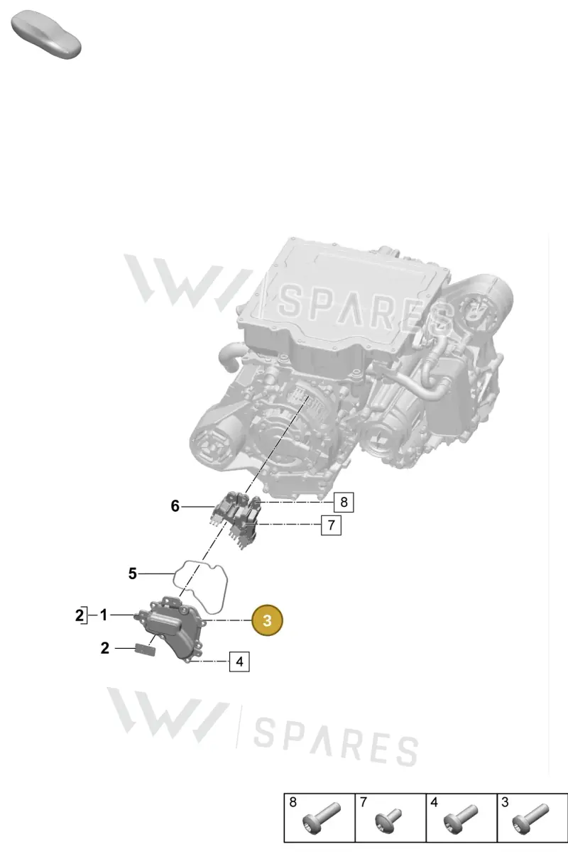 PAF910717 Porsche Screw