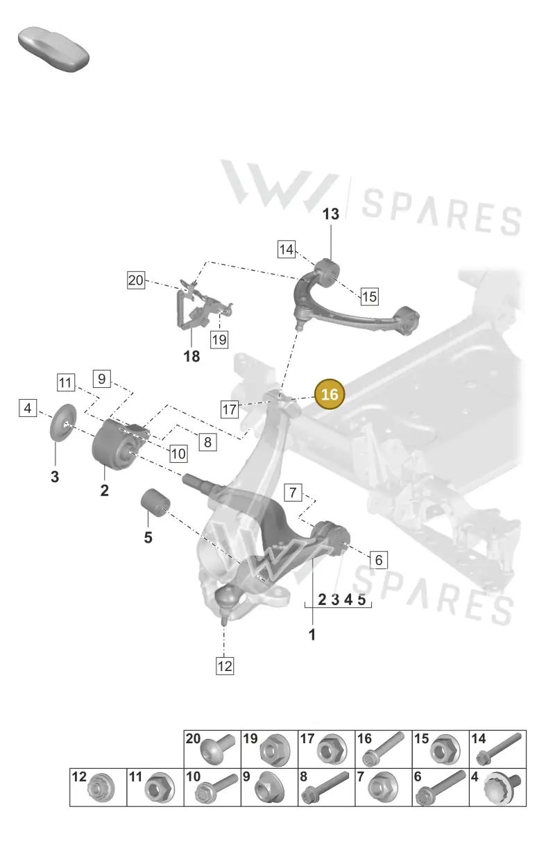 PAF911085 Porsche Screw