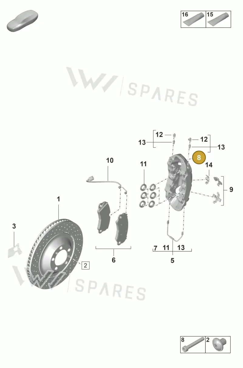 PAF911445 Porsche Screw