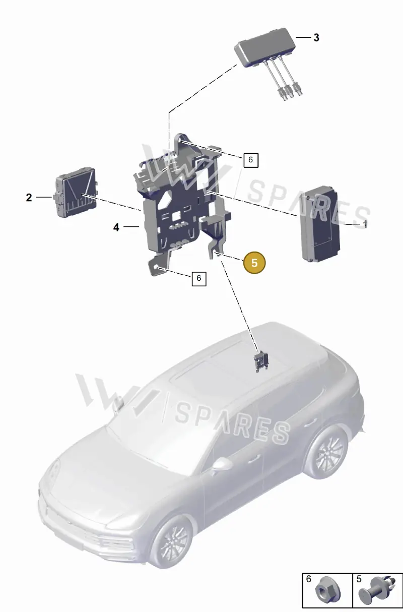 PAF911829 Porsche Spreader Rivet