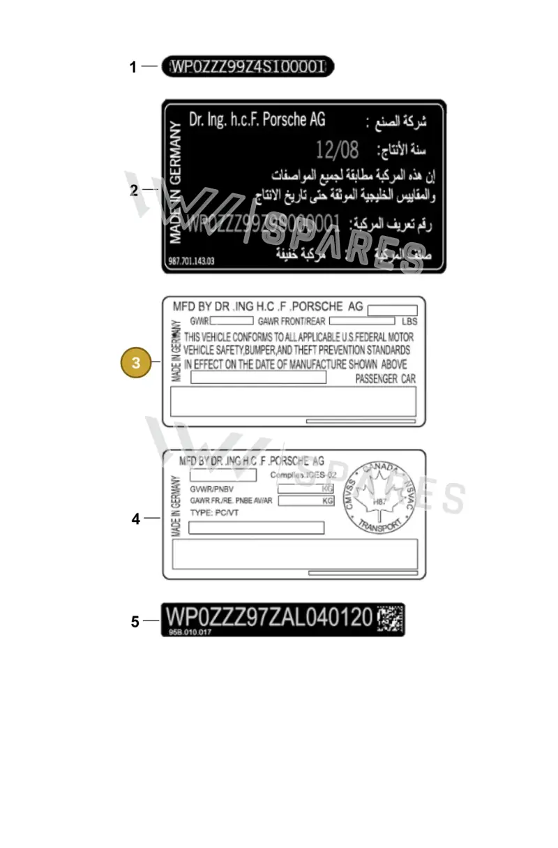 V04014001S Porsche Sticker