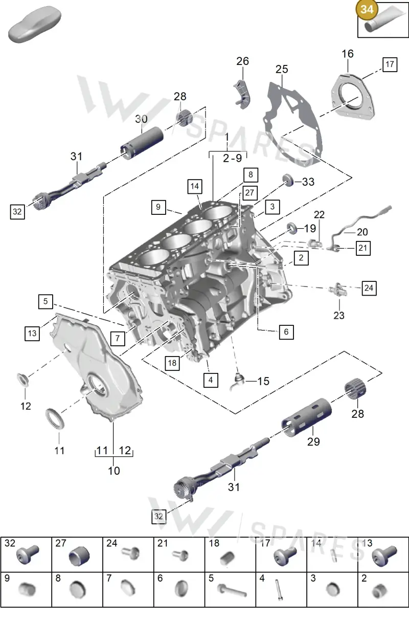 V04015005G Porsche Sealant