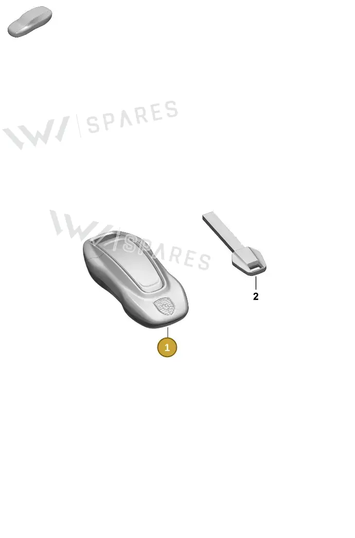 V04015853BQ Porsche Handheld Transmitter