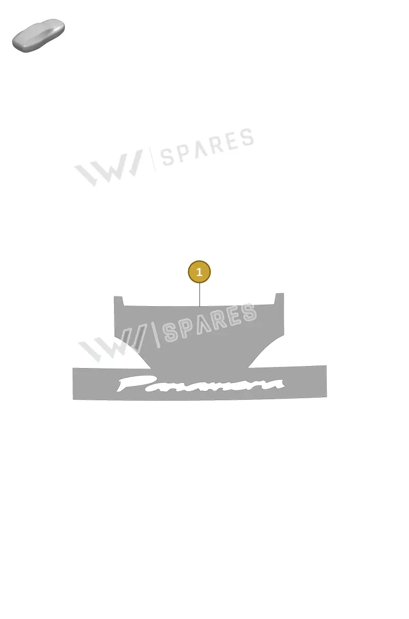 V04016003BL Porsche Assembly Aid for Lettering