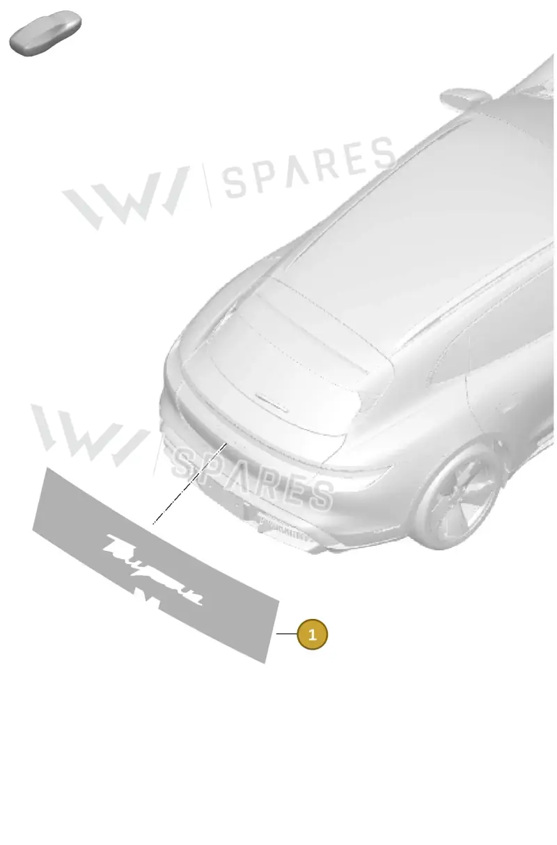 V04016003BS Porsche Assembly Aid for Lettering
