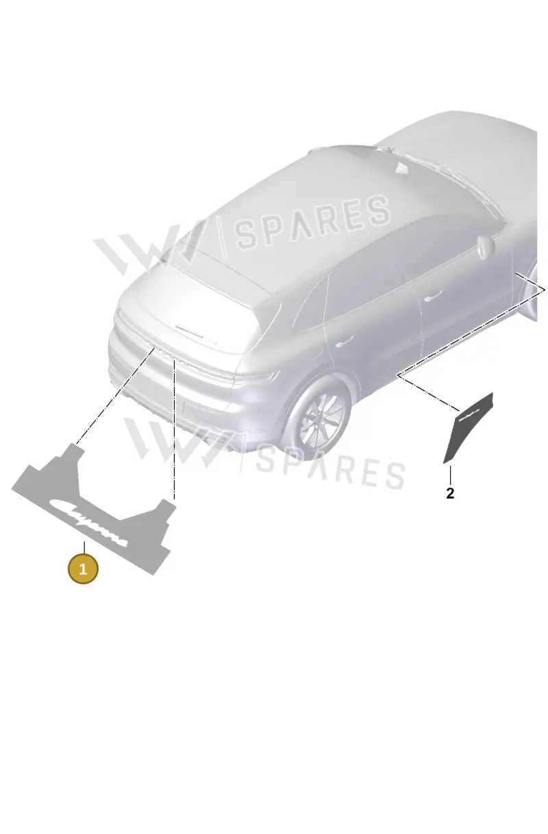 V04016003CD Porsche Assembly Aid for Lettering