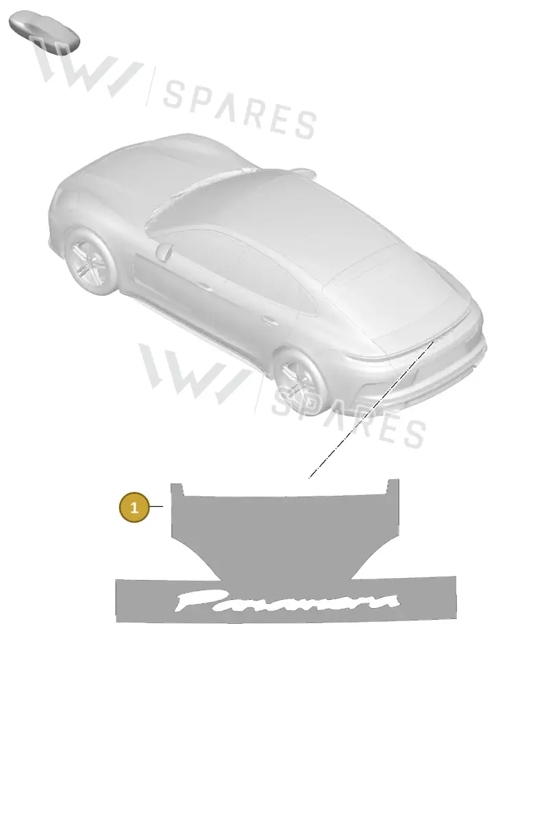 V04016003DA Porsche Assembly Aid for Lettering