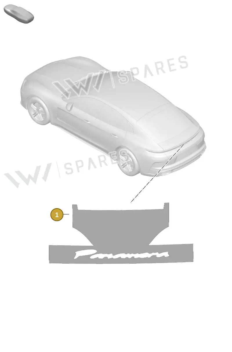 V04016003DD Porsche Assembly Aid for Lettering