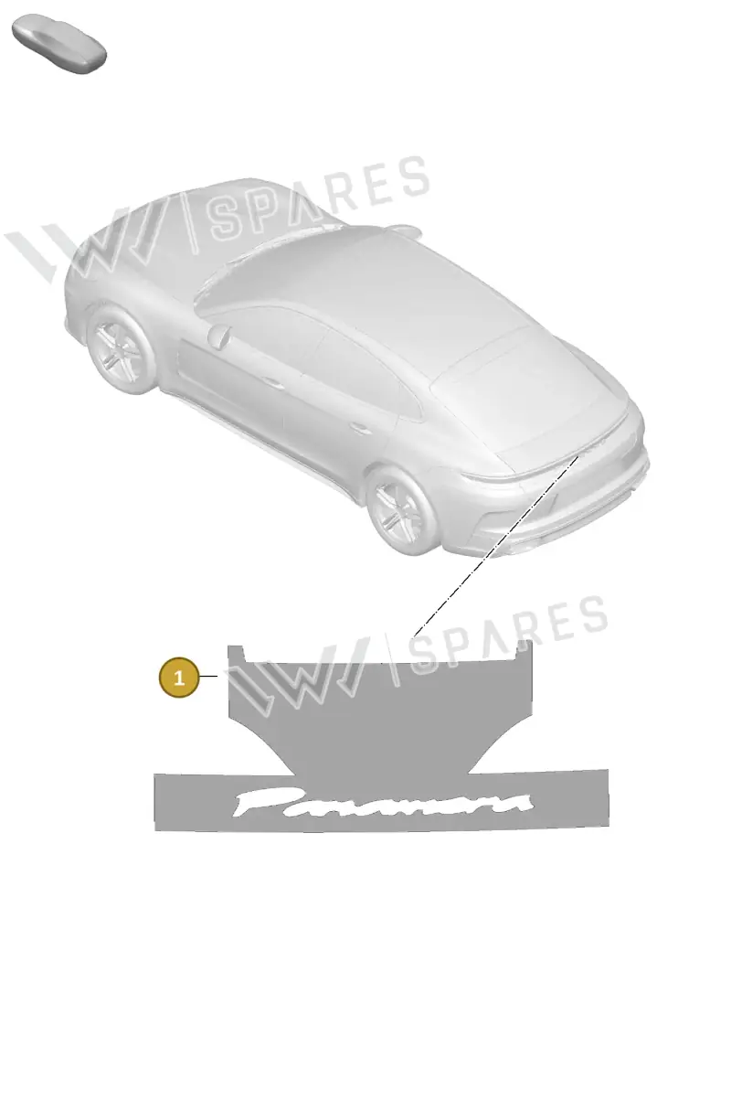 V04016003DH Porsche Assembly Aid for Lettering