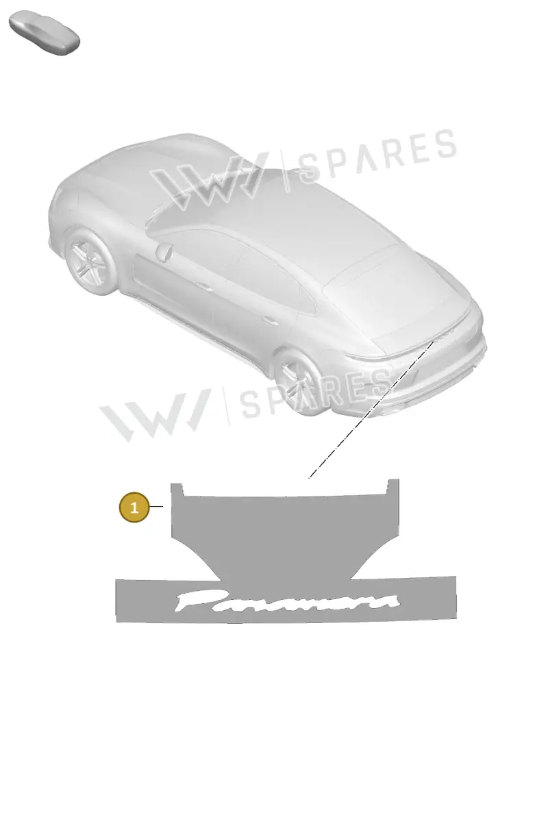 V04016003DK Porsche Assembly Aid for Lettering