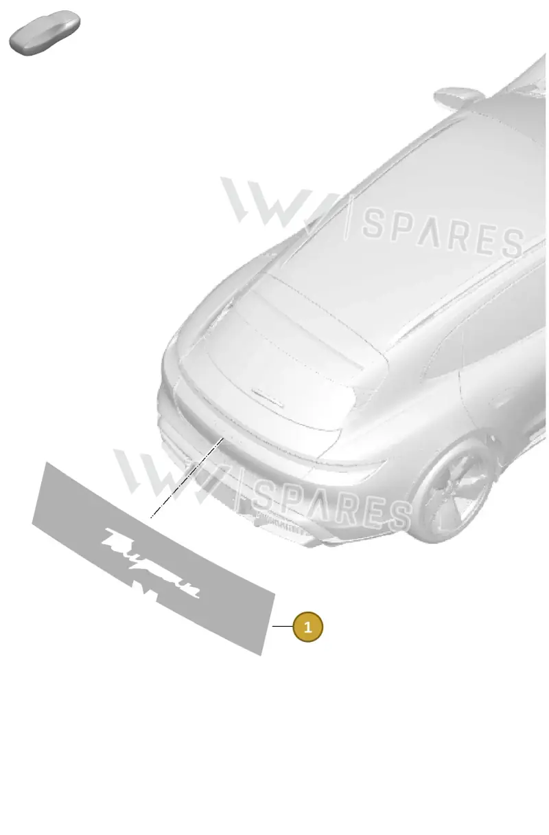V04016003EL Porsche Assembly Aid for Lettering