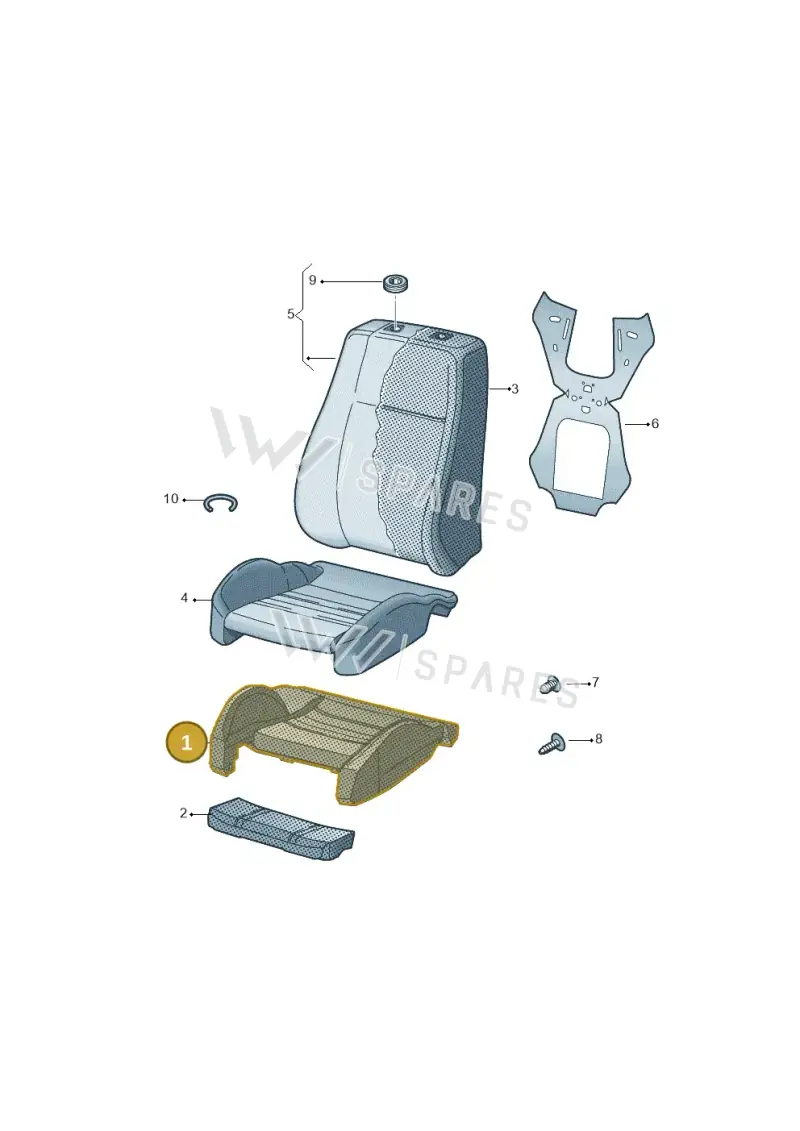 V04017001AH Porsche Repair Set for Seat Heater