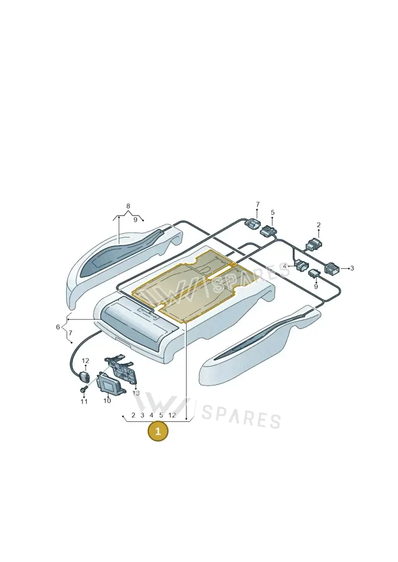 V04017001AN Porsche Repair Set for Seat Heater
