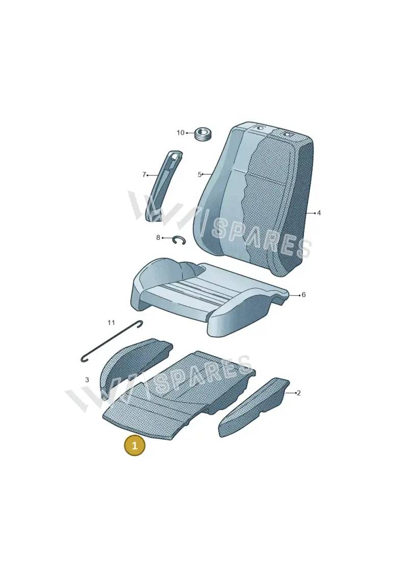 V04017001AP Porsche Repair Set for Seat Heater