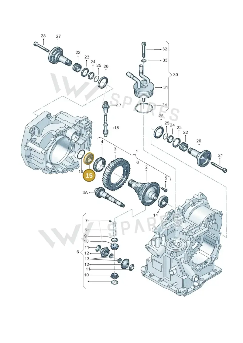 001517185 Volkswagen Taper Roller Bearing