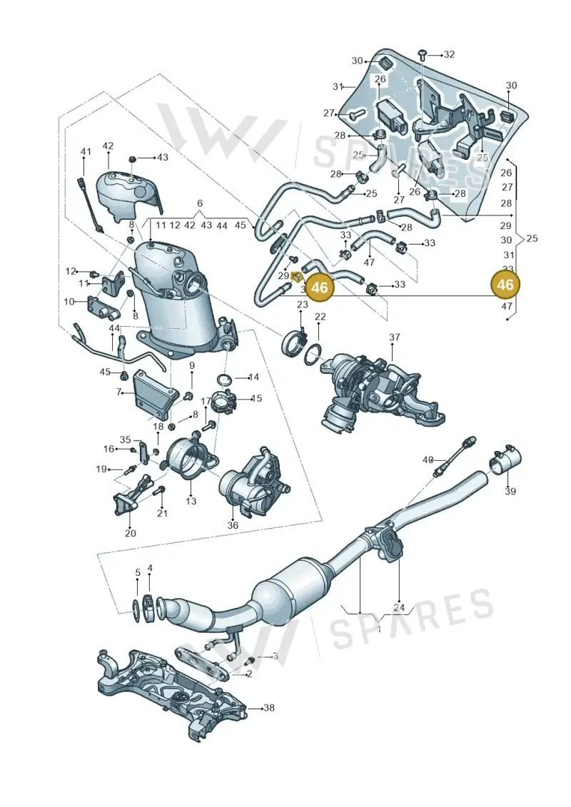 04L131553 Volkswagen Hose