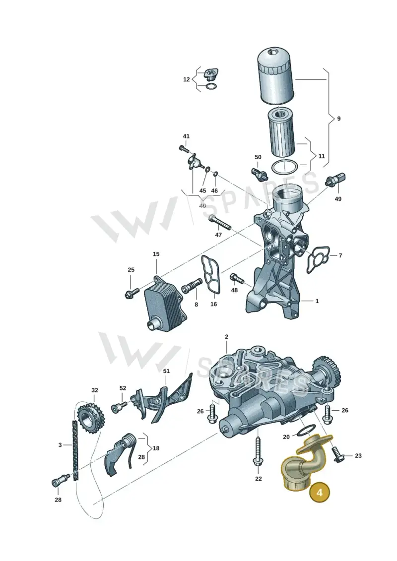 06R115251 Volkswagen Suction Line