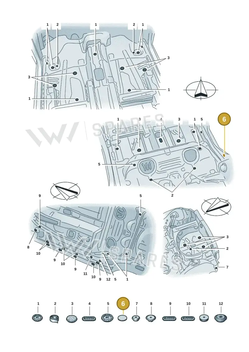 AKL430028 Volkswagen Foil