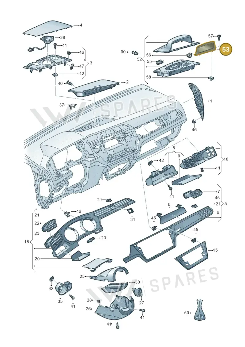 JKV863260 Volkswagen Trim