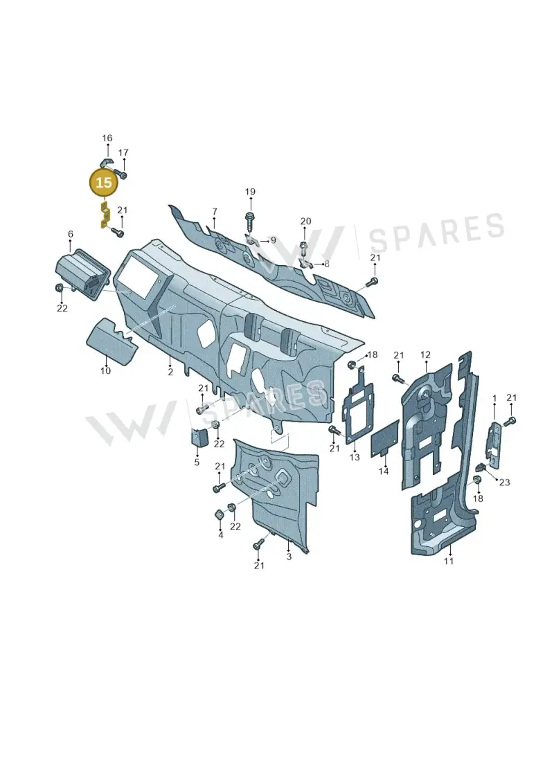 JNV809128 Volkswagen Bracket