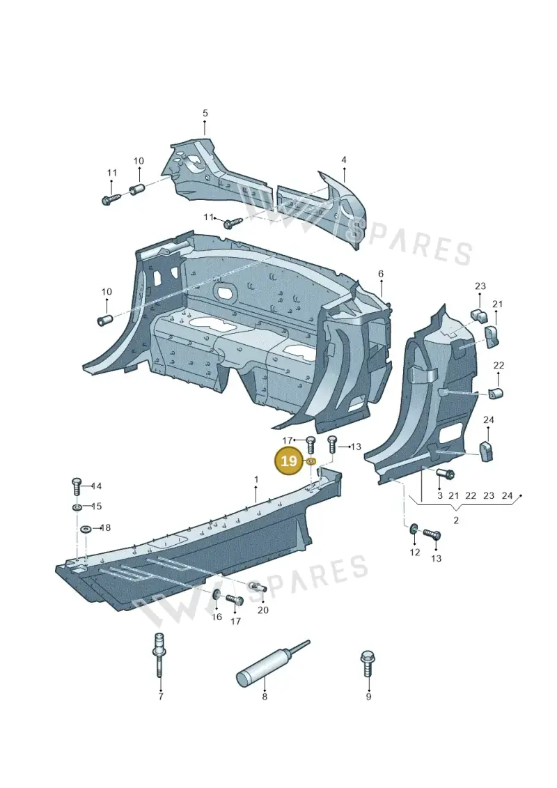N0154019 Volkswagen Washer