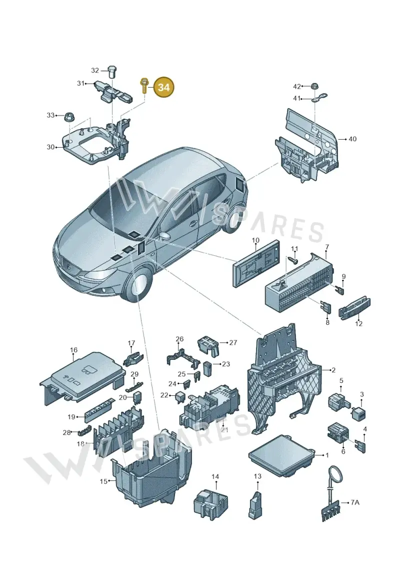 N10184203 Volkswagen Hexagon Collared Bolt