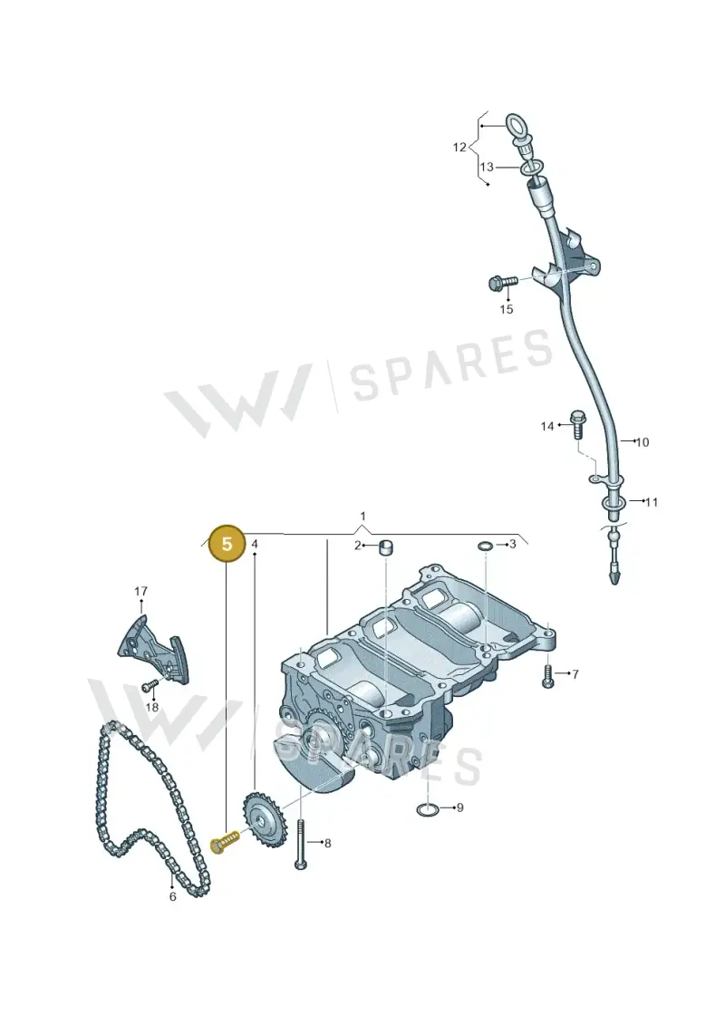 N10315605 Volkswagen Hexagon Bolt
