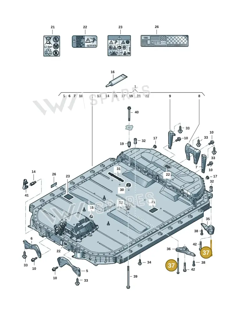N10462601 Volkswagen Hexagon Collared Bolt