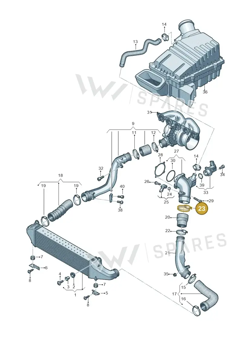 N10556301 Volkswagen Clamping