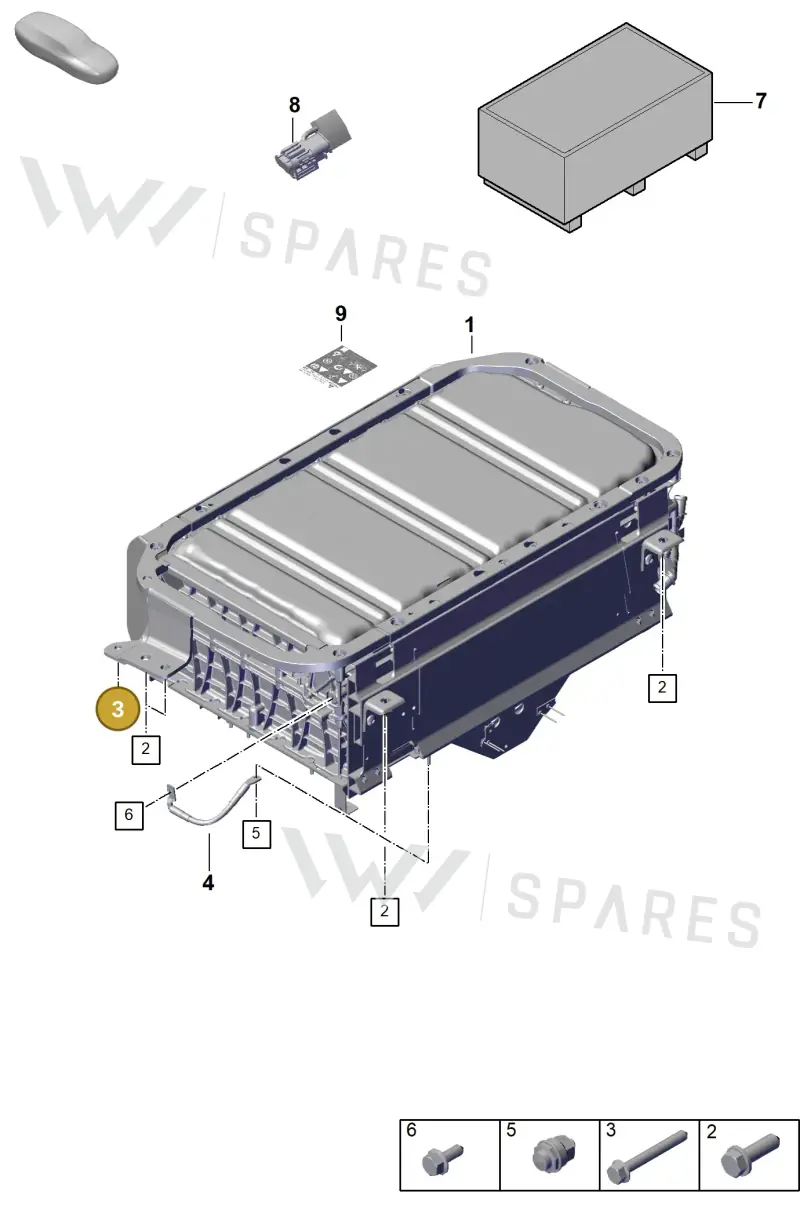 N10695701 Volkswagen Hexagon Collared Bolt