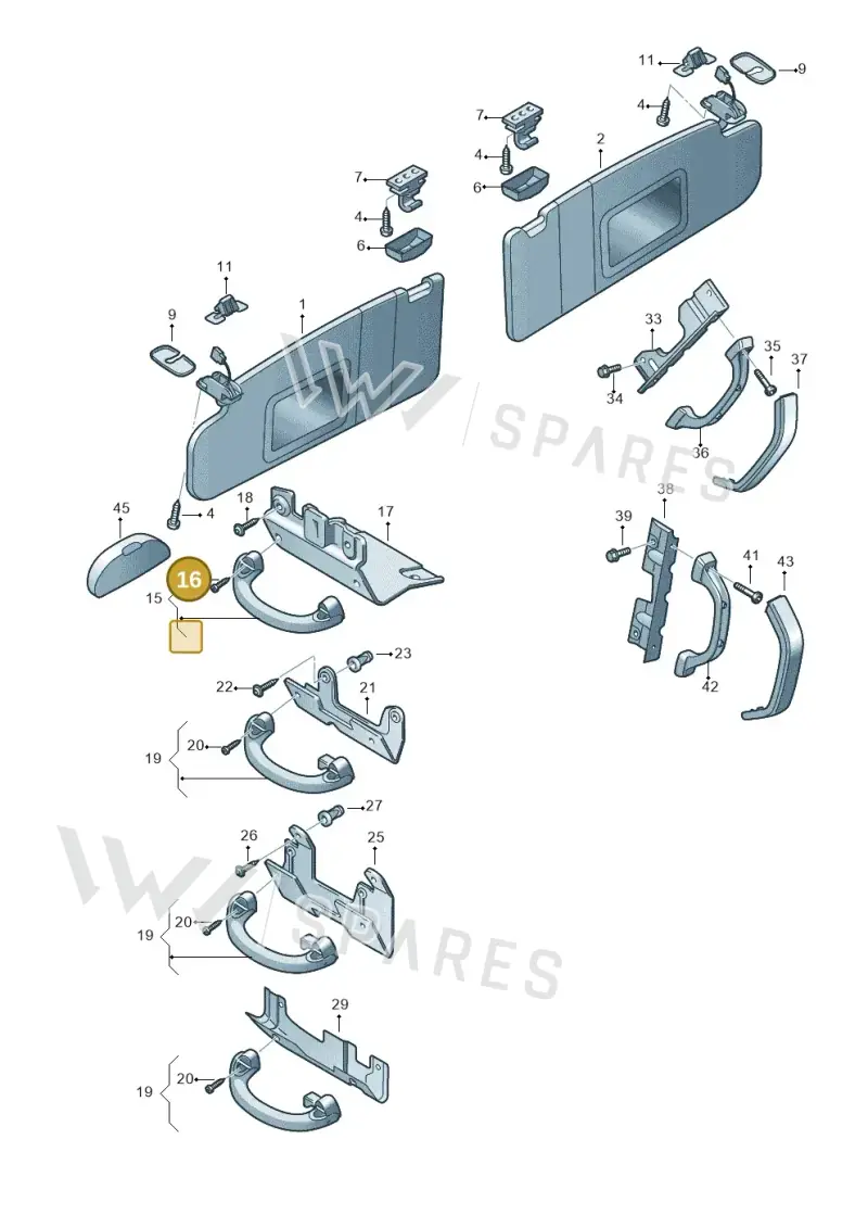 N10744501 Volkswagen Hexagon Socket Flat Head Bolt
