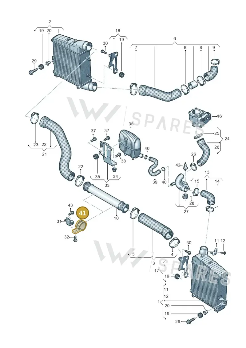 N10760501 Volkswagen Clamping