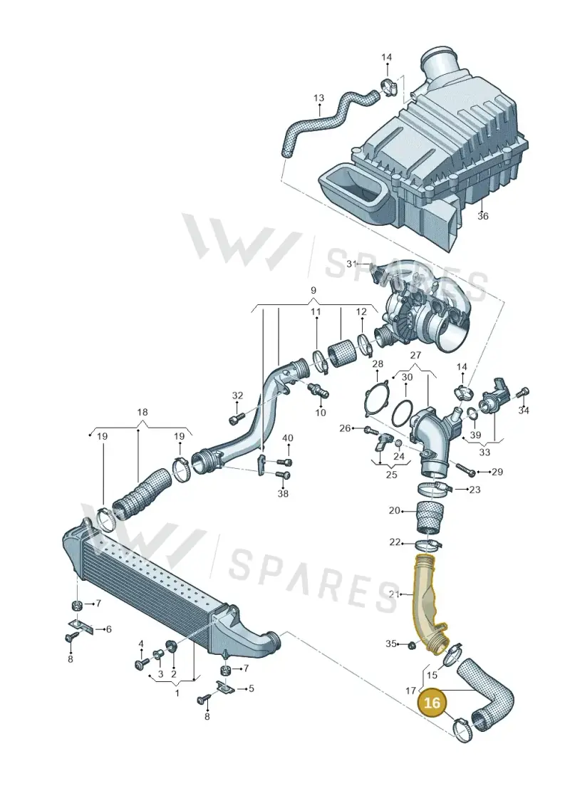 N10767201 Volkswagen Clamping