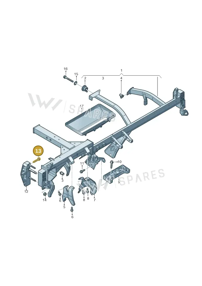 N10770301 Volkswagen Fitted Bolt Hexagon Head